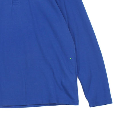Mens Polo Shirt Long Sleeve Collar Classic