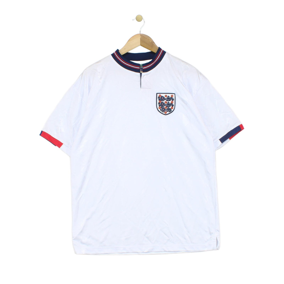 Mens England Football Shirt Remake Retro Top
