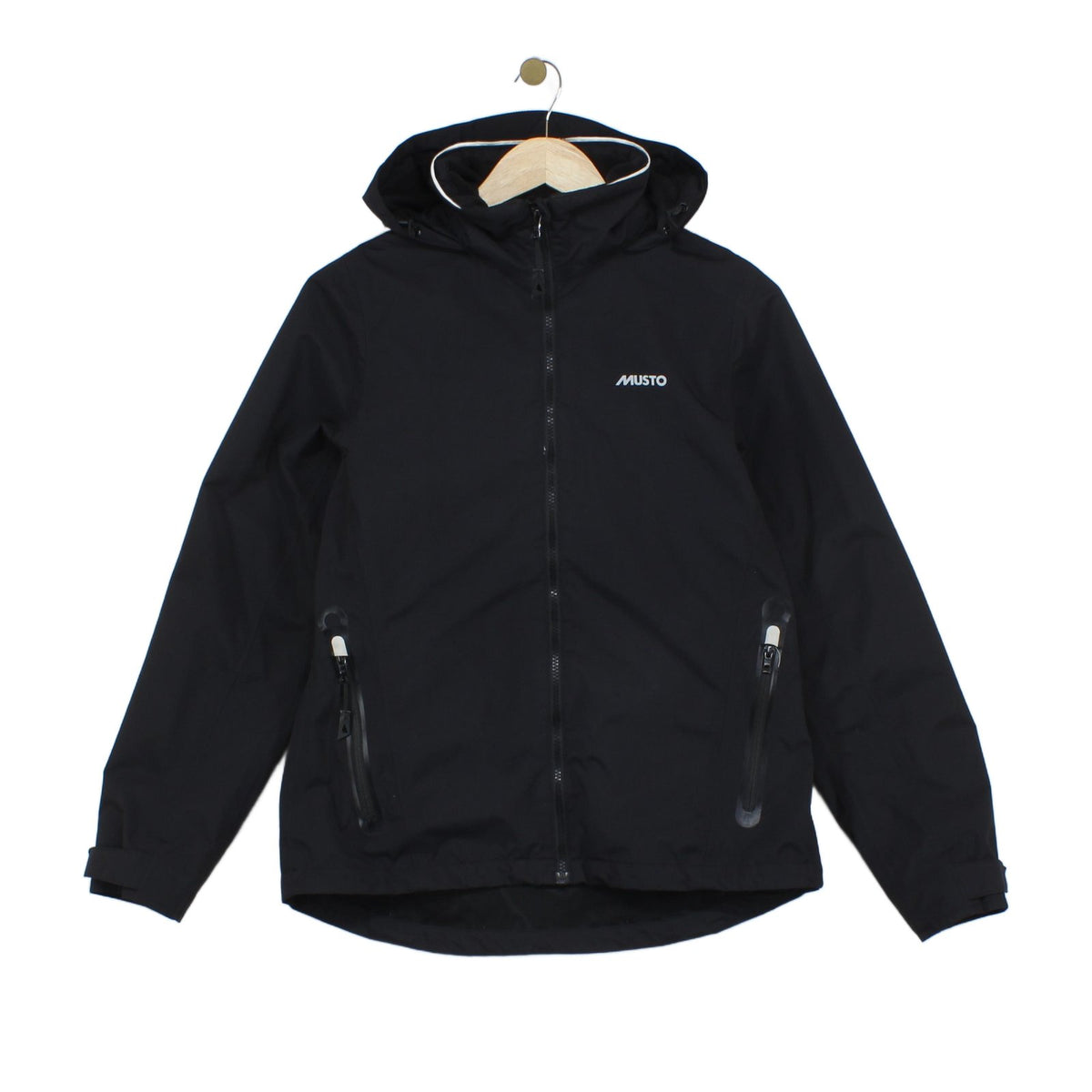 Womens Waterproof Jacket Hooded Full Zip Outdoor
