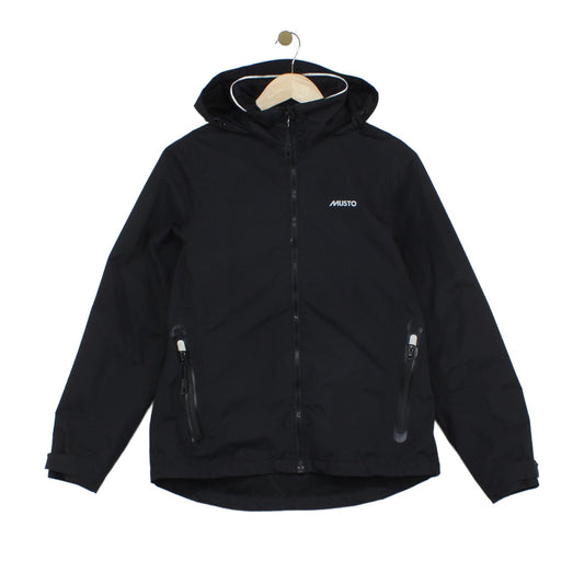 Womens Waterproof Jacket Hooded Full Zip Outdoor