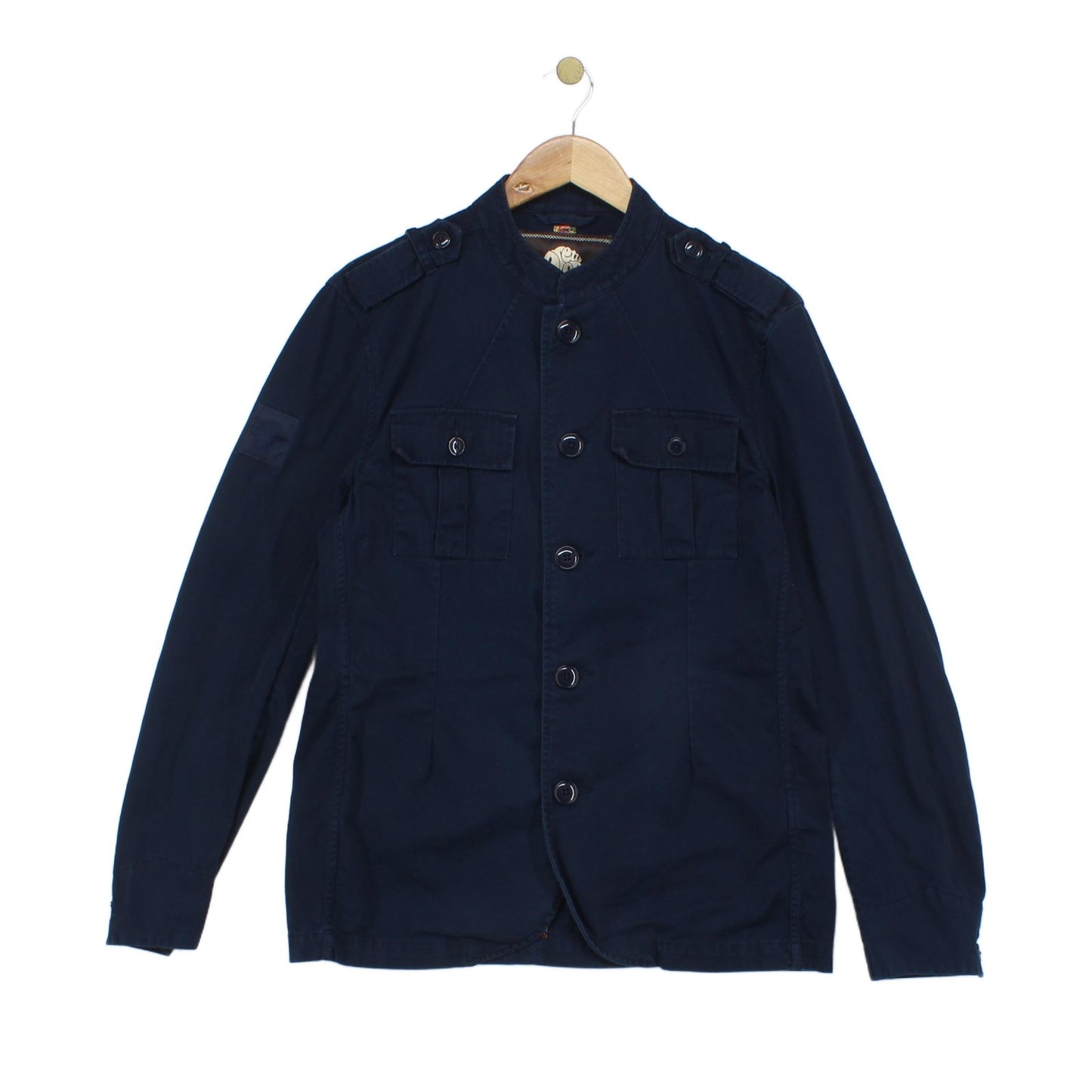 Mens Military Jacket Outerwear Slim Fit