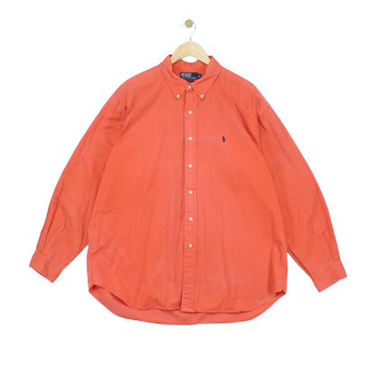 Mens Oxford Shirt Button Down Long Sleeve