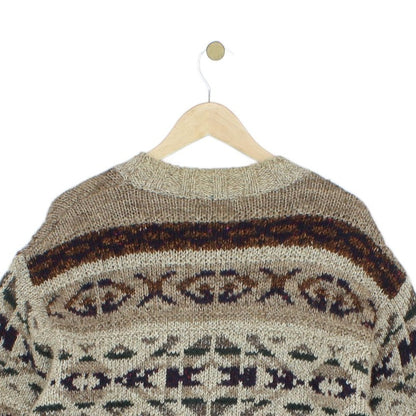 Mens Fair Isle Jumper Made In Italy Knitted
