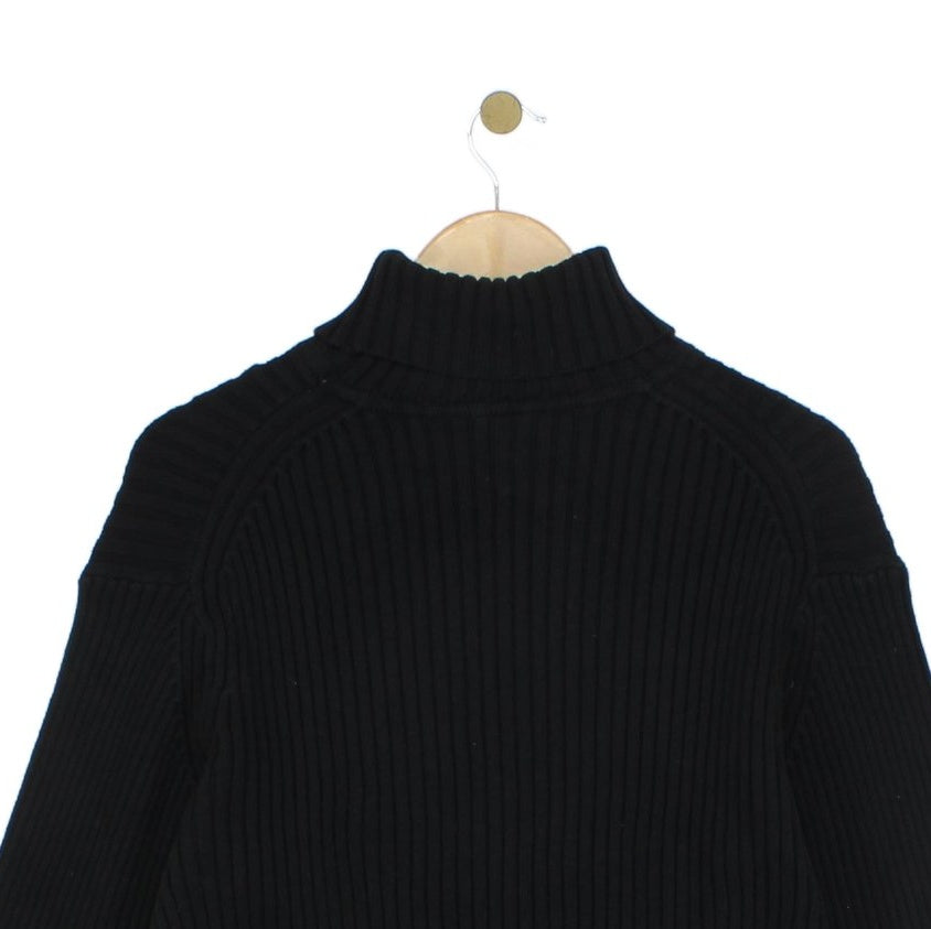 Womens Turtleneck Jumper Chunky Knit
