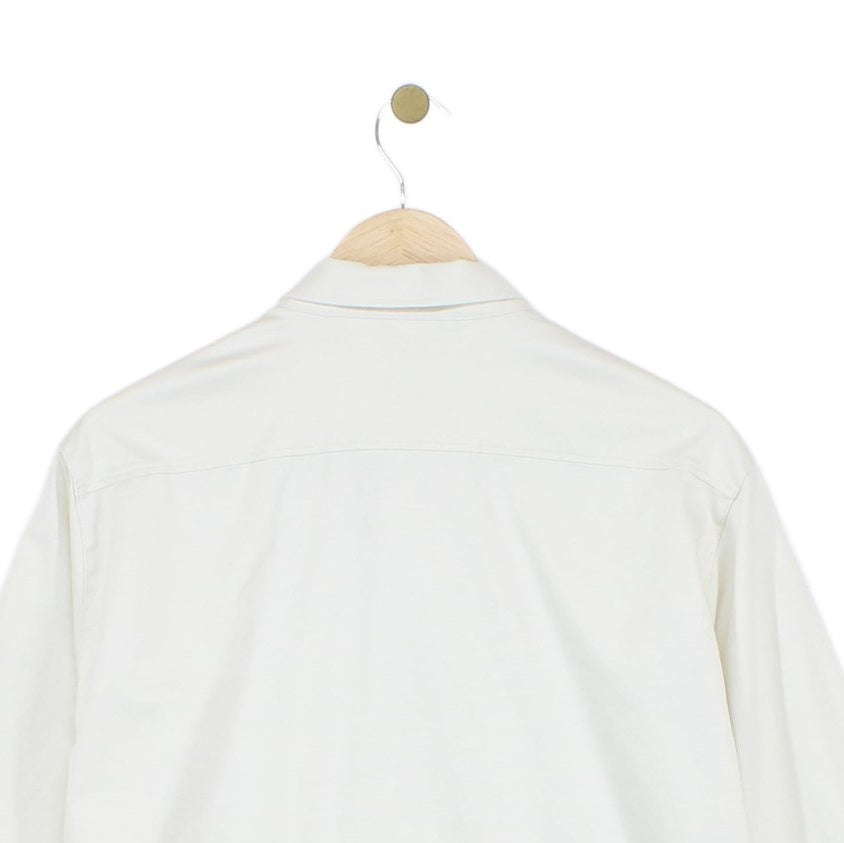 Mens Shirt Stretch Long Sleeve Button Up