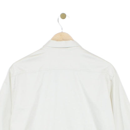 Mens Shirt Stretch Long Sleeve Button Up