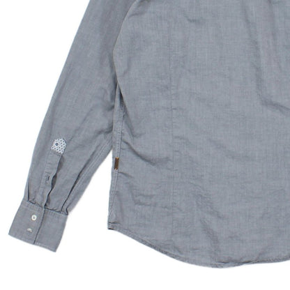 Mens Shirt Slim Fit Button Up Long Sleeve