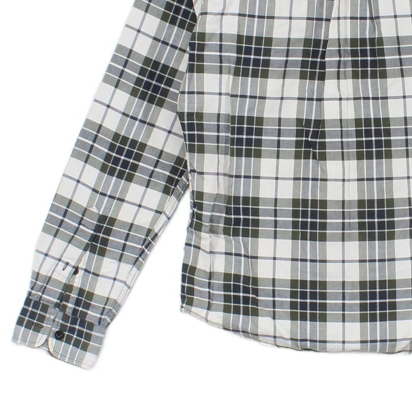 Mens Plaid Shirt Button Up Long Sleeve