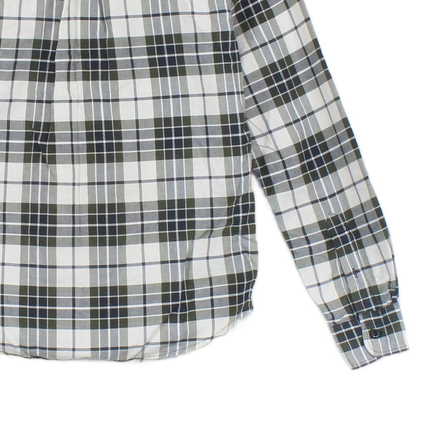 Mens Plaid Shirt Button Up Long Sleeve