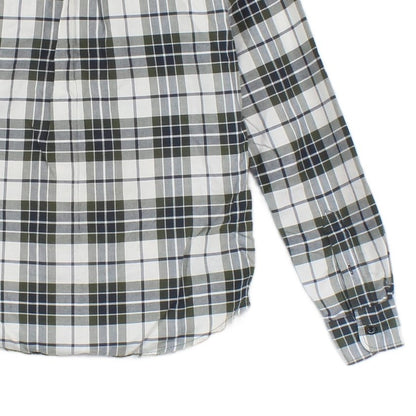 Mens Plaid Shirt Button Up Long Sleeve