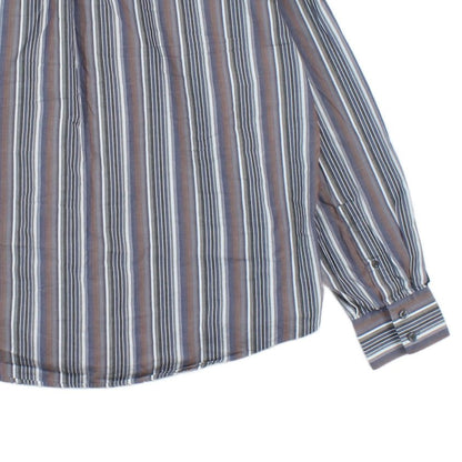Mens Striped Shirt Button Up