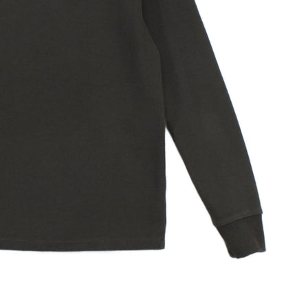 Mens T-Shirt Long Sleeve Buttons