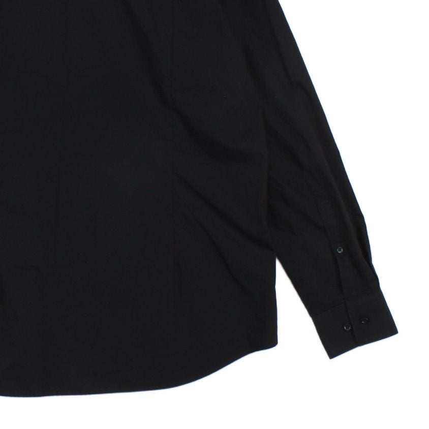 Mens Shirt Slim Fit Button Up Long Sleeve Collared
