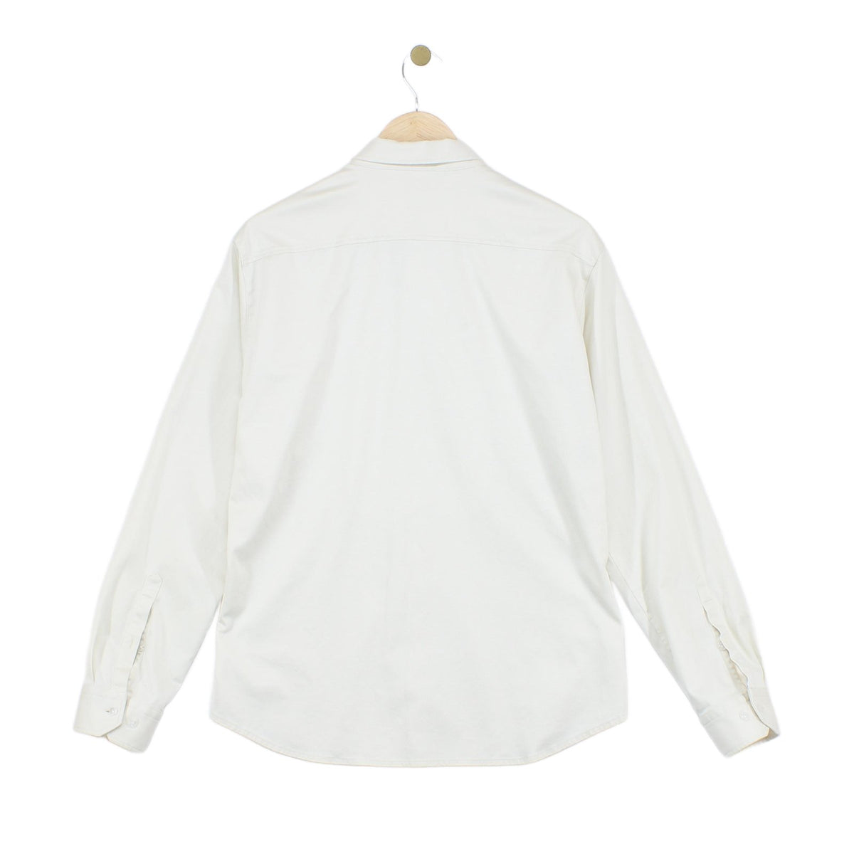 Mens Shirt Stretch Long Sleeve Button Up