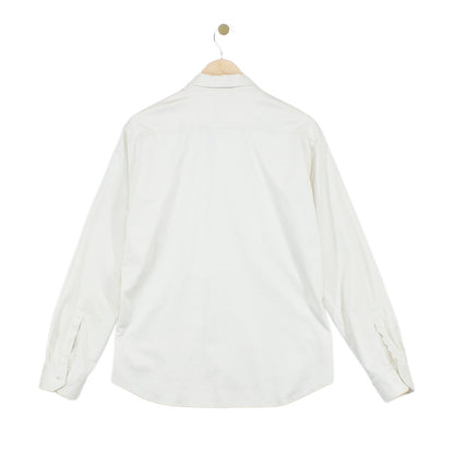 Mens Shirt Stretch Long Sleeve Button Up