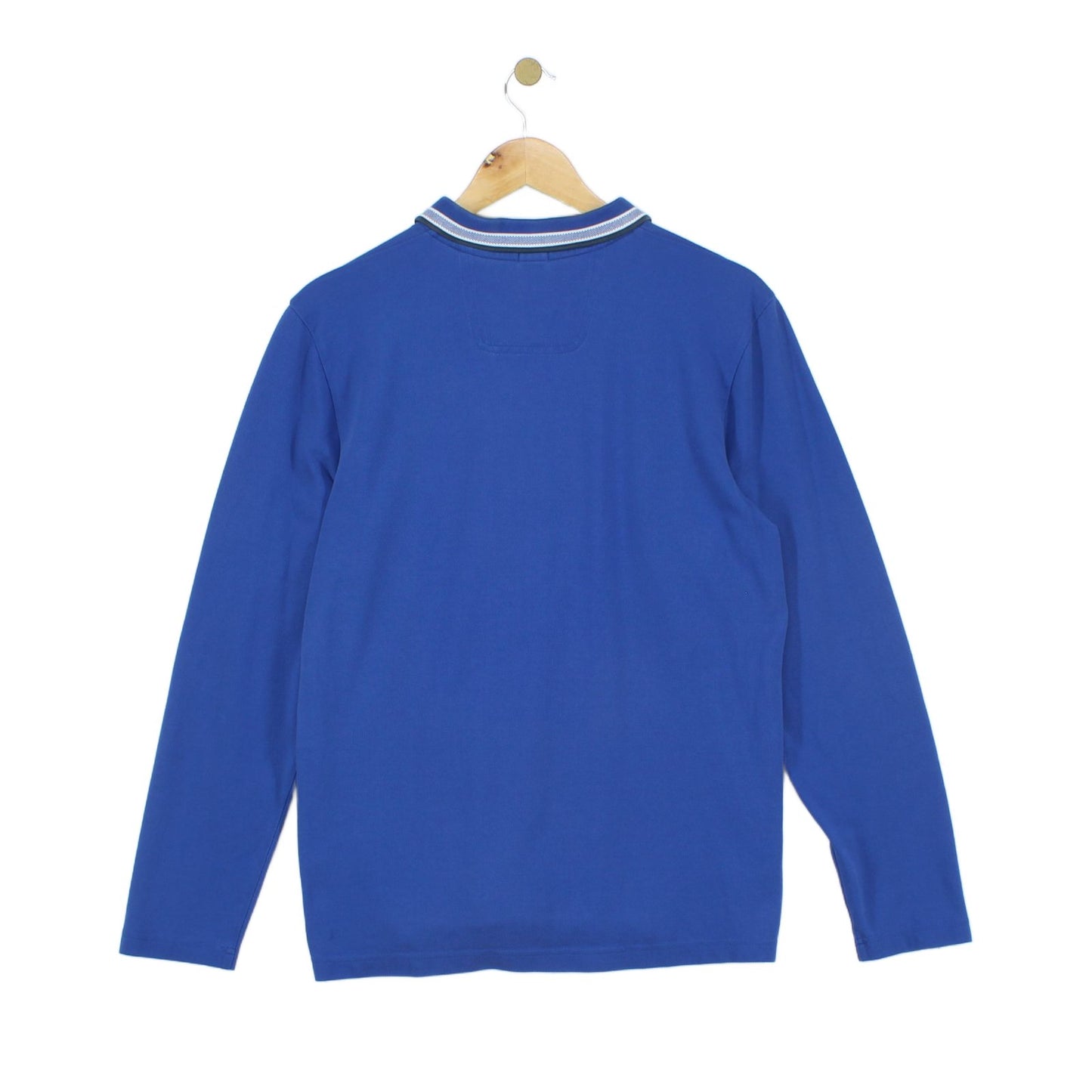 Mens Polo Shirt Long Sleeve Collar Classic