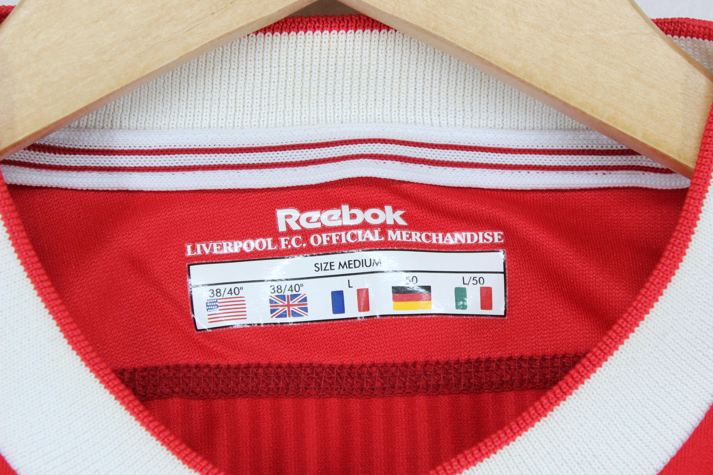 Mens Liverpool 2002-04 Football Shirt Home Jersey