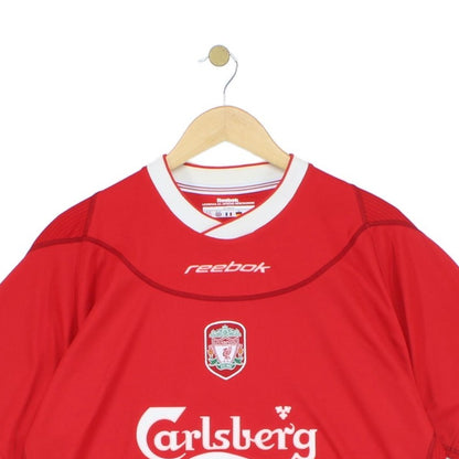 Mens Liverpool 2002-04 Football Shirt Home Jersey