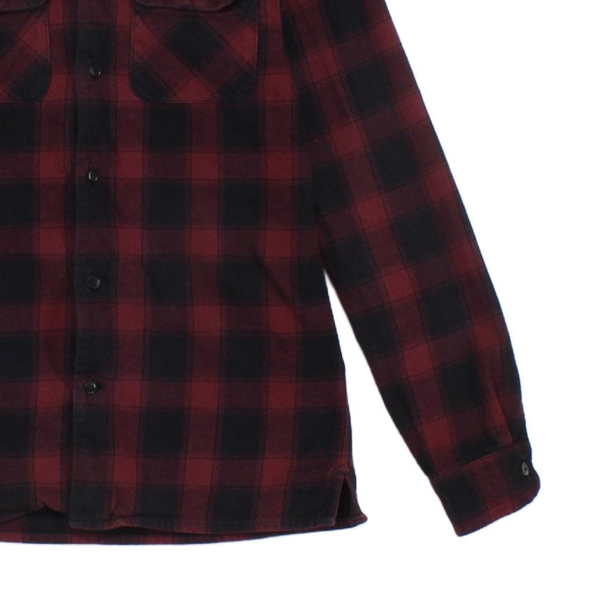 Mens Plaid Shirt Long Sleeve Button Up