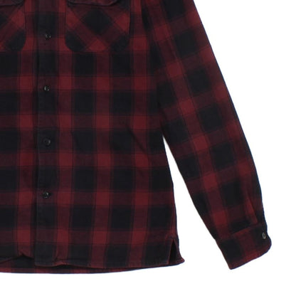 Mens Plaid Shirt Long Sleeve Button Up