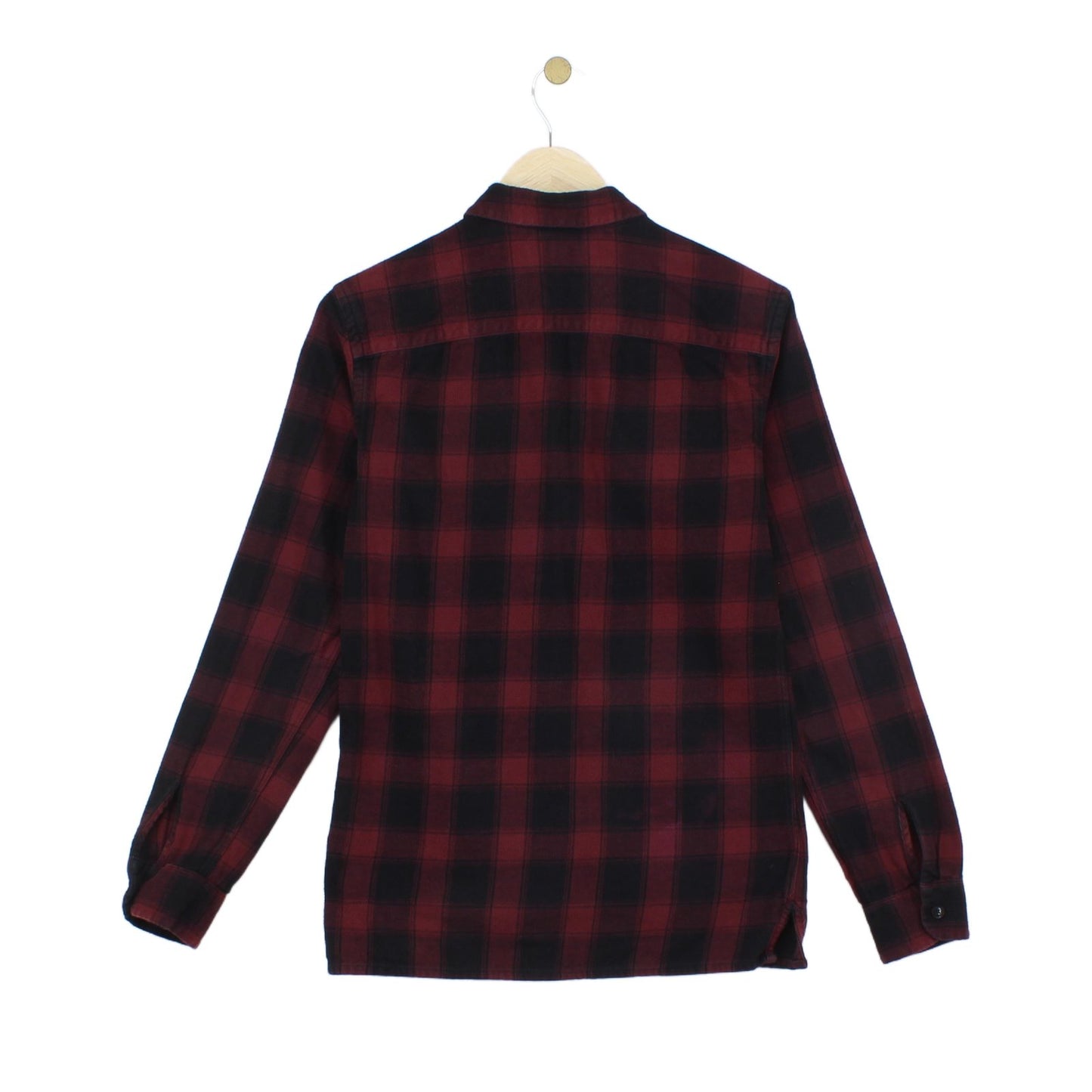 Mens Plaid Shirt Long Sleeve Button Up
