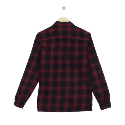Mens Plaid Shirt Long Sleeve Button Up