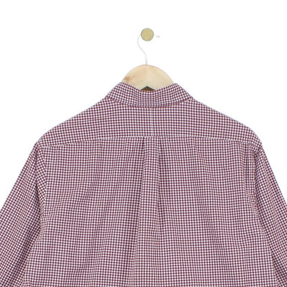 Mens Check Shirt Long Sleeve Classic Fit