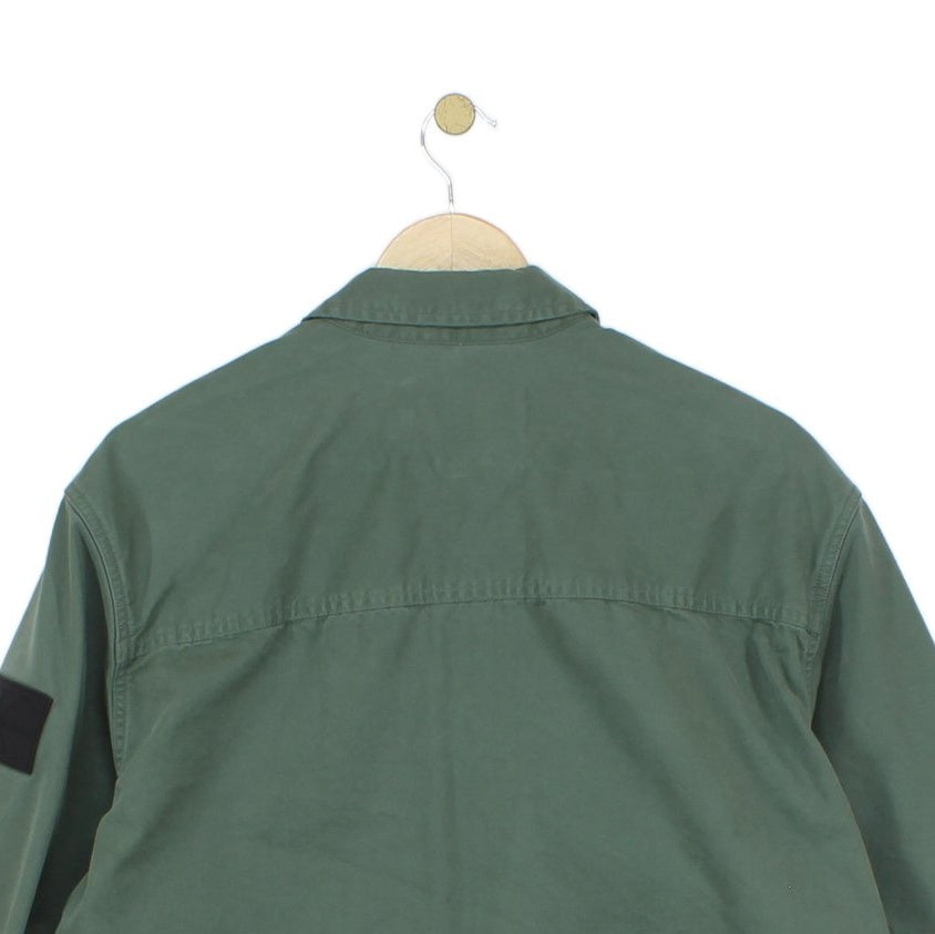 Mens Overshirt Relaxed Fit Long Sleeve Snap
