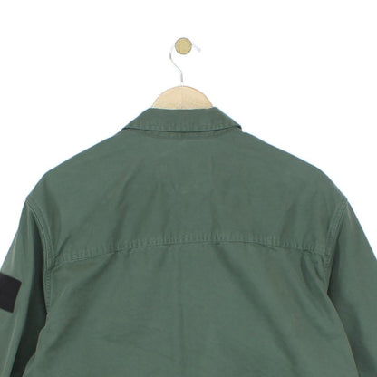 Mens Overshirt Relaxed Fit Long Sleeve Snap