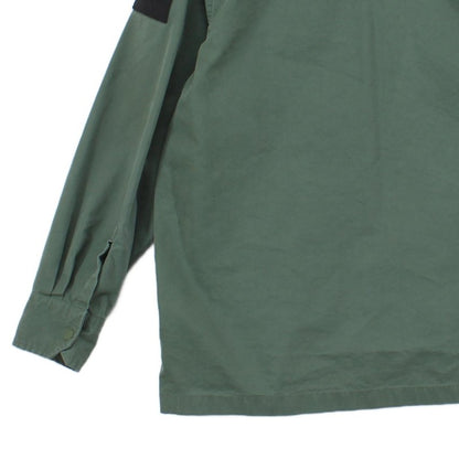 Mens Overshirt Relaxed Fit Long Sleeve Snap