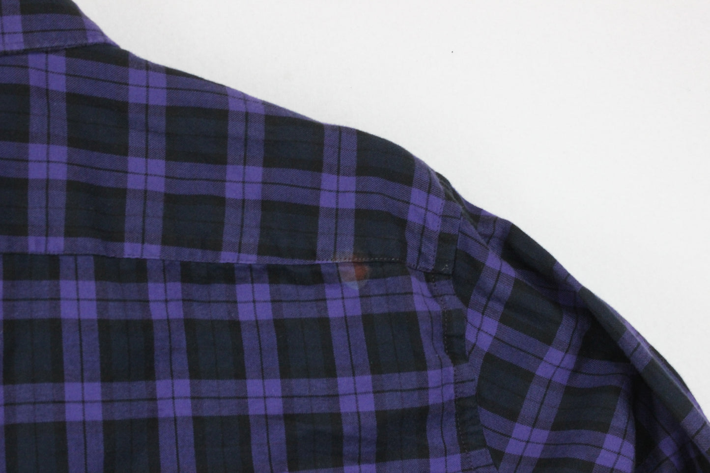 Mens Check Shirt Slim Fit Long Sleeve