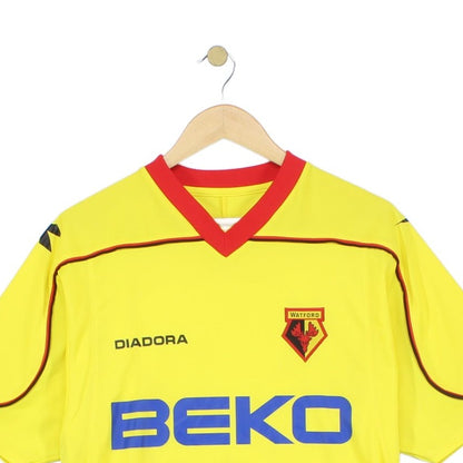 Mens Watford 2008-09 Football Shirt Home Jersey