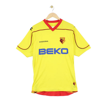 Mens Watford 2008-09 Football Shirt Home Jersey