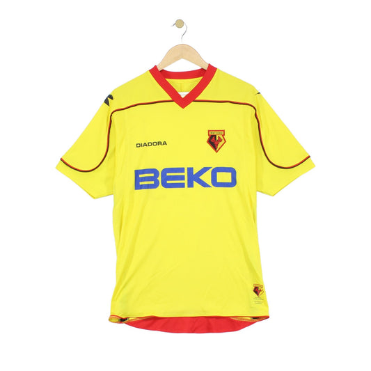 Mens Watford 2008-09 Football Shirt Home Jersey
