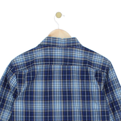 Mens Plaid Shirt Button Up Long Sleeve