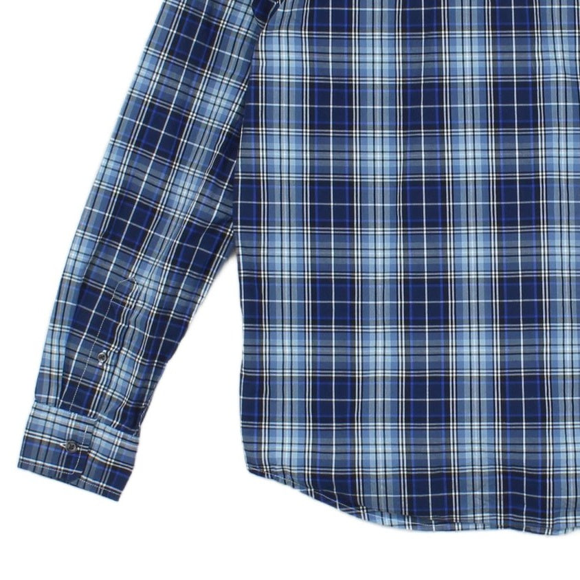 Mens Plaid Shirt Button Up Long Sleeve