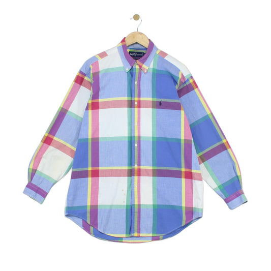 Mens Plaid Shirt  Casual Long Sleeve