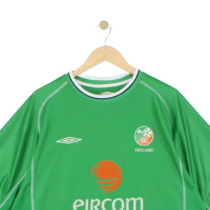 Mens Ireland 2001-03 Football Shirt World Cup
