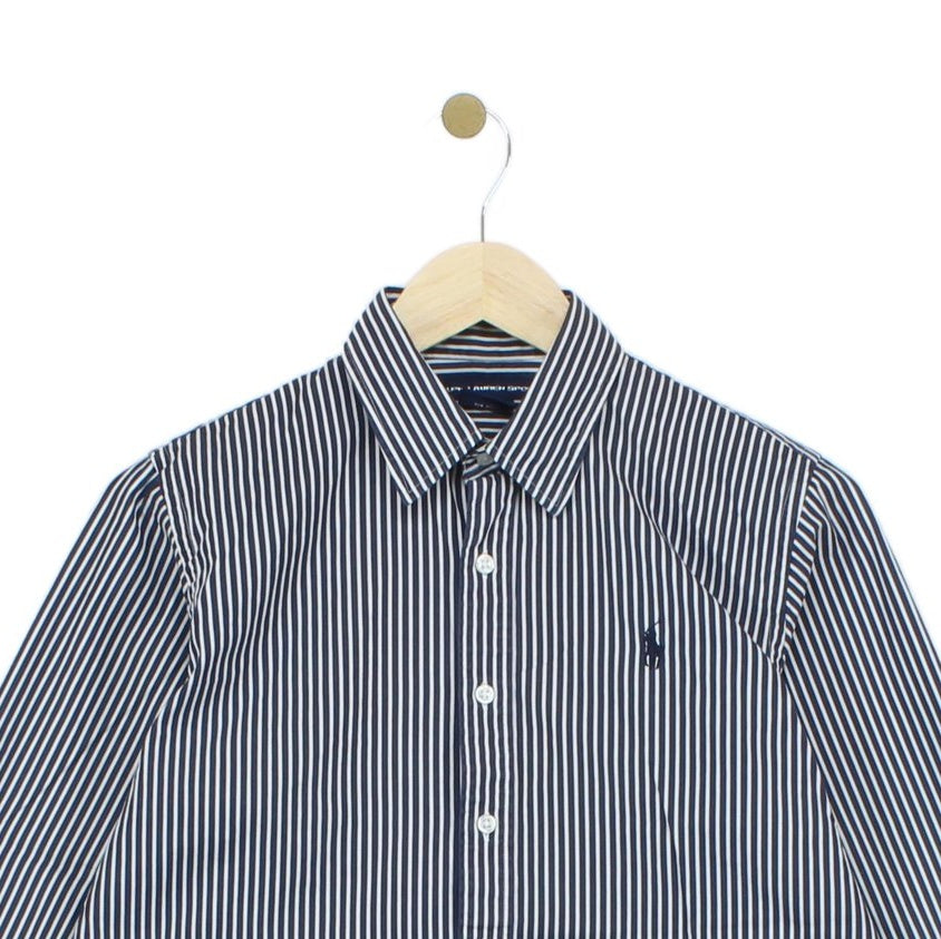 Womens Striped Shirt Slim Fit Long Sleeve