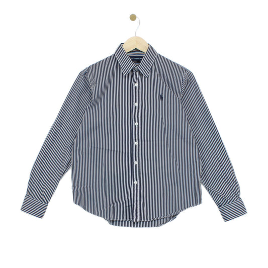 Womens Striped Shirt Slim Fit Long Sleeve