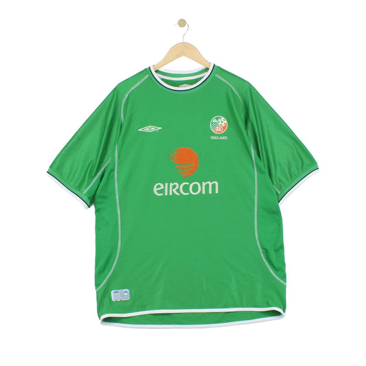 Mens Ireland 2001-03 Football Shirt World Cup