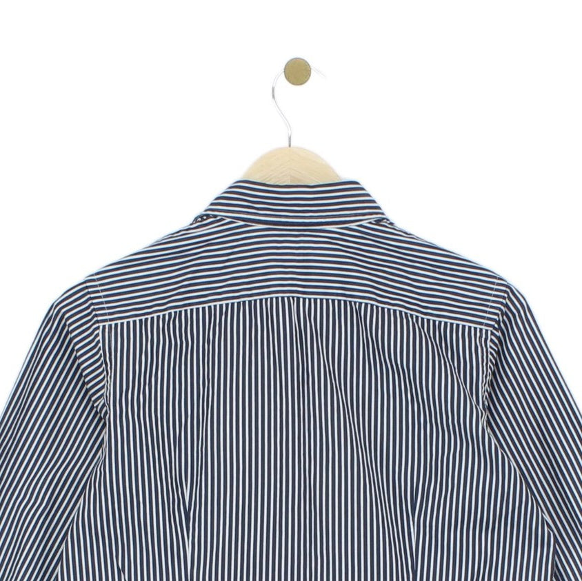 Womens Striped Shirt Slim Fit Long Sleeve