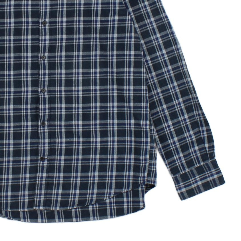 Mens Plaid Shirt Nordic Twill Regular Fit Button Down