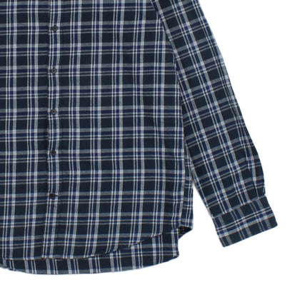 Mens Plaid Shirt Nordic Twill Regular Fit Button Down