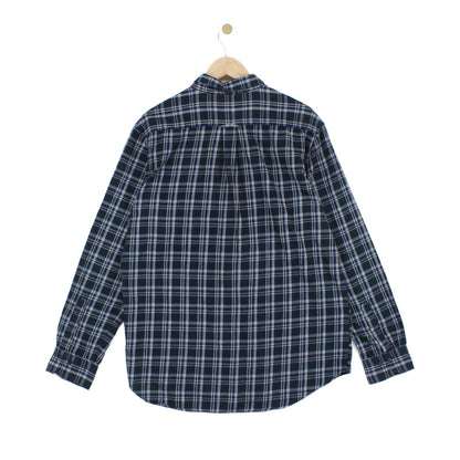 Mens Plaid Shirt Nordic Twill Regular Fit Button Down