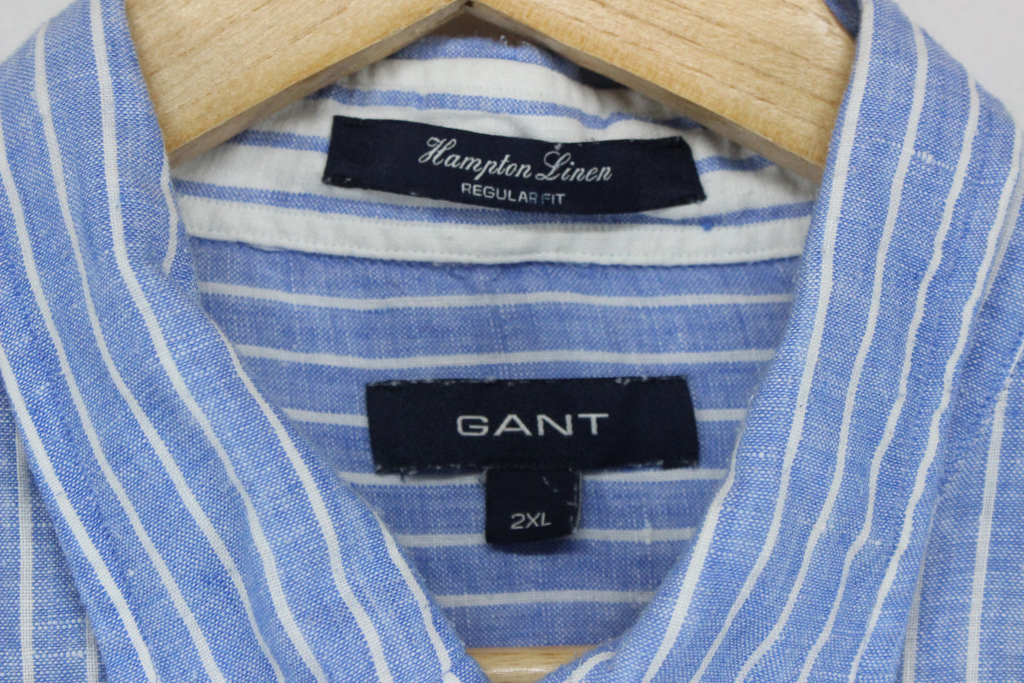 Mens Linen Striped Shirt Button Up Long Sleeve