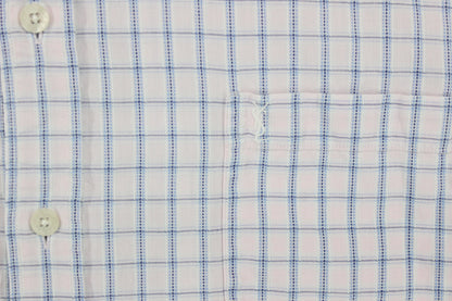 Mens Shirt Check Short Sleeve