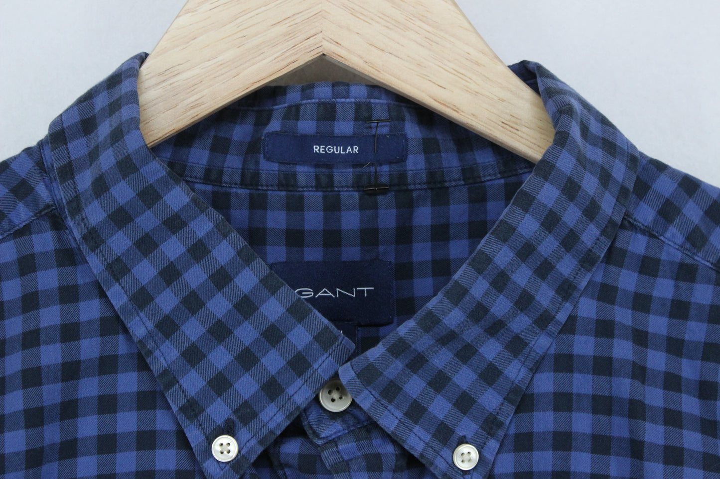 Mens Check Shirt Long Sleeve Button Down