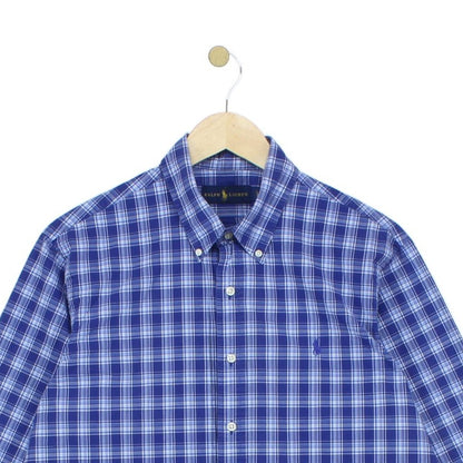 Mens Plaid Shirt Button Down Long Sleeve