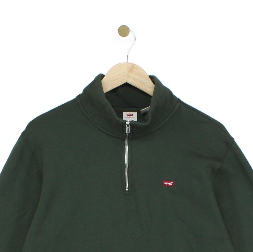 Mens 1/4 Zip Sweatshirt Pullover